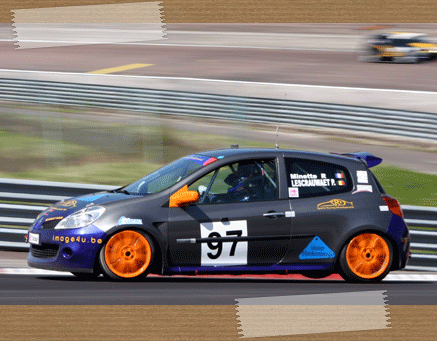 La Renault Clio de Pieter Leschauwaet et Ray Minette La Renault Clio de Pieter Leschauwaet et Ray Minette