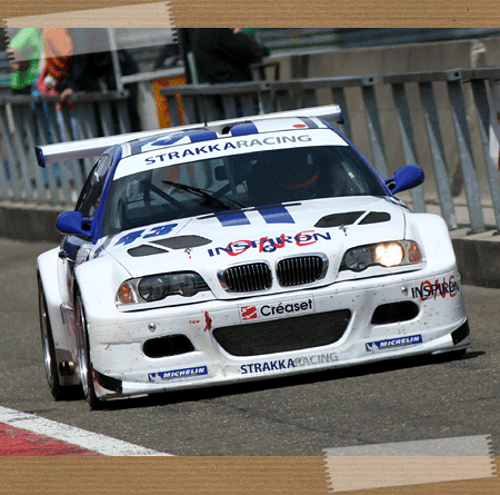 La BMW du Strakka Racing, en tête des T3. La BMW du Strakka Racing, en tête des T3.