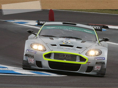 L'Aston Martin Hexis Racing de Thomas Accary et Pierre-Brice Mena L'Aston Martin Hexis Racing de Thomas Accary et Pierre-Brice Mena