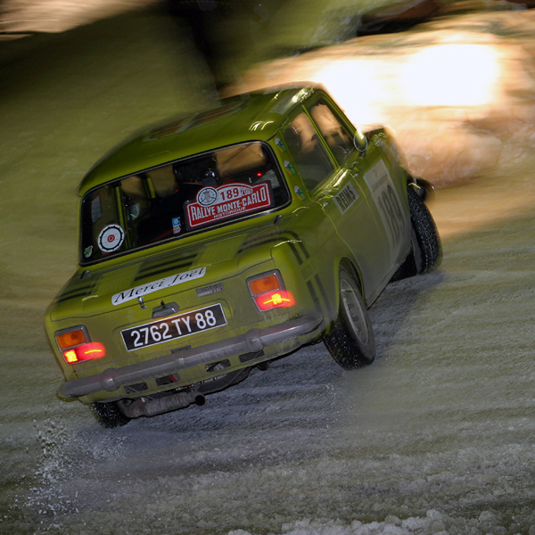 sur la glace du circuit de Serre-Chevalier