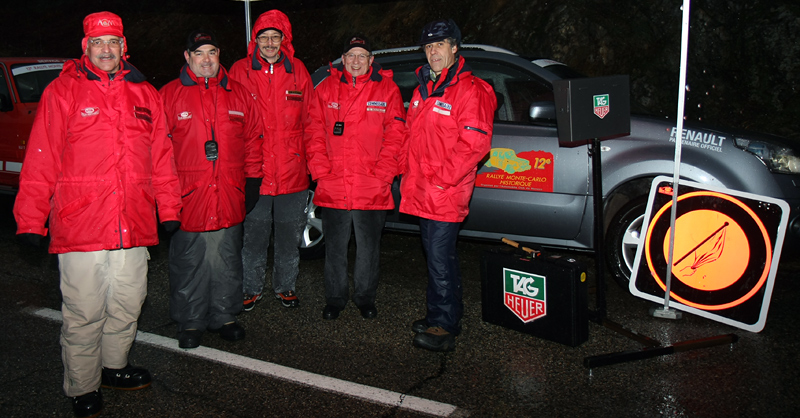 Jean-Pierre, Richard, Michel, Guy et Philippe, les commissaires malheureux au dpart de la ZR7 en Ardche, preuve annule en 2009