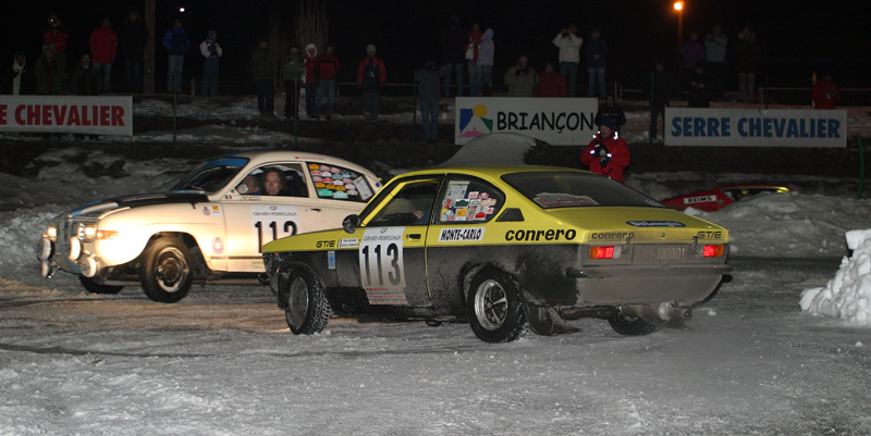 Sans dessus dessous sur le circuit de Serre-Chevalier en 2007