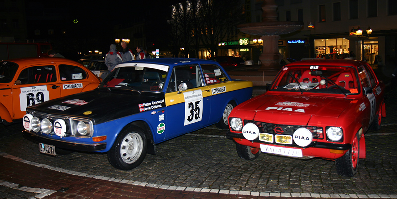 Halte des concurrents au contrle horaire de Bad-Hombourg en Allemagne en 2008.