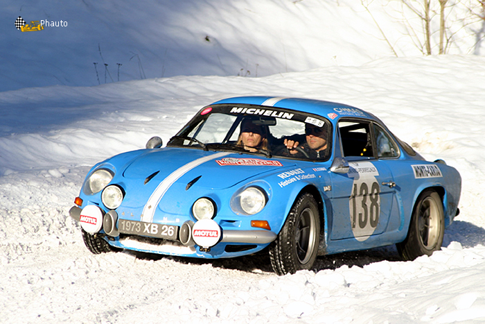 Erik Comas et Isabelle De Sadeleer sur une Alpine Renault A110 1800 de 174